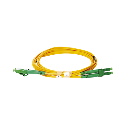 Imagen de Jumper de Fibra Óptica Monomodo 9/125 LC/APC-LC/APC Duplex PVC, 2.0 mm, amarillo, 2 metros