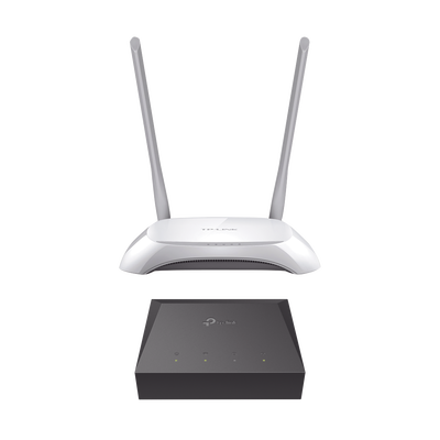 Imagen de Kit de ONU Gigabit XZ000G3 con Router Inalámbrico WISP con Configuración de fábrica personalizable, 2.4 GHz, 300 Mbps, 4 Puertos LAN 10/100 Mbps, 1 Puerto WAN 10/100 Mbps, control de ancho de banda
