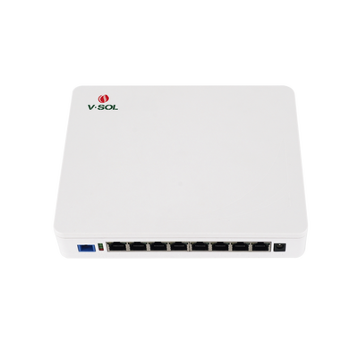 Imagen de ONU Dual EPON/GPON / 8 Puertos PoE 802.3at Gigabit / Wi-Fi Doble banda 2.4 y 5 GHz /  1 Puerto SC/UPC