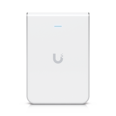 Imagen de Access Point UniFi U6 In Wall/Montaje p/pared, WIFI 6 2.4 Y 5 Ghz, hasta 5.3 Gbps, 1 pto PoE In, 4 ptos secundarios (1 PoE Out)