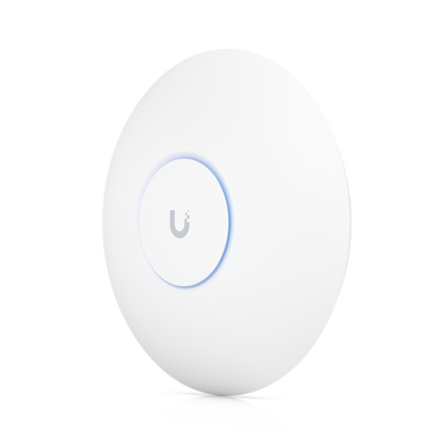 Imagen de Access Point UniFi U7 Pro Max con 8 streams espaciales, para techo, tribanda (2.4/5/6GHz) / radio dedicado a escaneo espectral, puerto 2.5 GbE / +500 clientes / POE+ No incluido/ Para alta densidad para escenarios exigentes