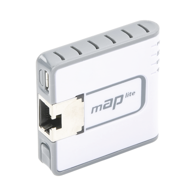 Imagen de (mAP lite) Mini Access Point 1 Puerto Fast Ethernet, Wi-Fi 2.4GHz 802.11b/g/n