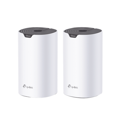Imagen de Kit 2 Routers Inalámbricos MESH Interior para Hogar / Doble Banda Wi-Fi 5 AC1900 Mbps / 3 Puerto Gigabit WAN/LAN / 3 Antenas Internas / Administración Mediante la App Deco (iOS, Android)
