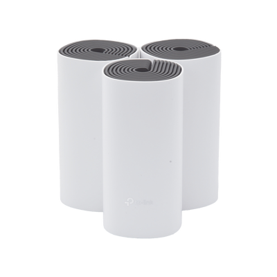 Imagen de Kit de Router inalámbrico mesh Deco E4 para Hogar / Doble banda AC 1200  / 2 puertos 10/100 Mbps / Compatible con amazon alexa.