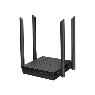 Imagen de Router Inalámbrico AC 1200 / Doble Banda MU-MIMO / 1 puerto WAN 10/100/1000 Mbps / 4 puertos LAN 10/100/1000 Mbps / Compatible con EasyMesh / Administración Web o App Tether