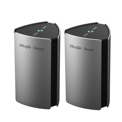 Imagen de Paquete 2 piezas Home Router inalámbrico MESH WI-FI 6 4x4 doble banda 1 puerto WAN Gigabit y 4 puertos LAN Gigabit