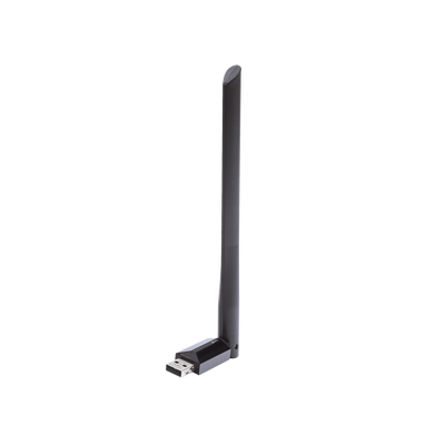 Imagen de Adaptador  USB inalámbrico doble banda AC 600 Mbps, antena de alta ganancia.