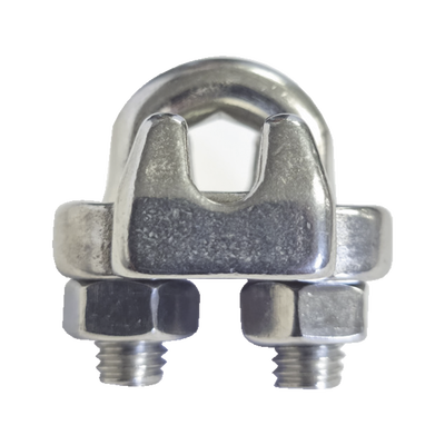 Imagen de Nudo/ Perro/ Abrazadera Acero Forjado para Cable de 5/16", Acero Inoxidable.