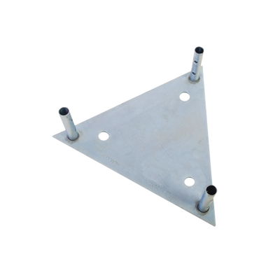 Imagen de Base para Tramo STZ60G con Placa 1/2", Niple de 3/4", Galvanizado por Inmersión en Caliente.