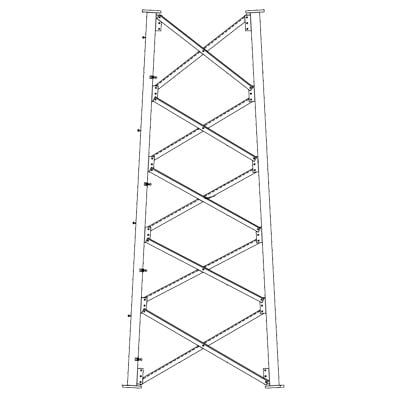 Imagen de Sección 6 Base para Torre Autosoportada línea SSV (Código de Fábrica: 6N62)
