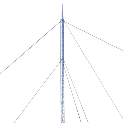 Imagen de Kit de Torre Arriostrada de Techo de 9 m con Tramo STZ30 Galvanizado Electrolítico (No incluye retenida).