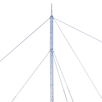 Imagen de Kit de Torre Arriostrada de Techo de 9 m con Tramo STZ30 Galvanizado Electrolítico (No incluye retenida).