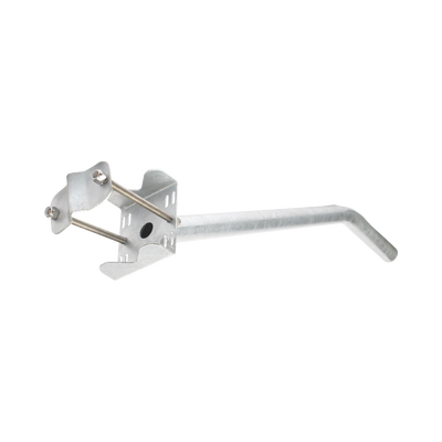 Imagen de Brazo Galvanizado para Luminaria de 2" Diámetro con Abrazadera para Poste hasta 6" Diámetro.