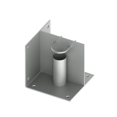 Imagen de Base de piso o esquina para mástil de 2"
