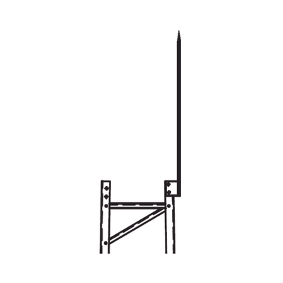 Imagen de Punta Pararrayo Maciza para Estructura de Torre TITAN.