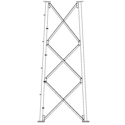 Imagen de Sección 9 Intermedia para Torre Autosoportada línea SSV (Código de Fábrica: 9NH)