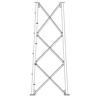 Imagen de Sección 11 Base para Torre Autosoportada línea SSV (Código de Fábrica: 11N332)