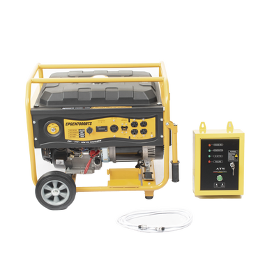 Imagen de Generador a Gasolina / Planta de Emergencia con Encendido Automático, 6.5KW, 220Vac 2 Fases, Jaula con Ruedas para Fácil Traslado