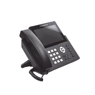 Imagen de Teléfono IP Wi-Fi, Grado Operador, 12 líneas SIP con 6 cuentas, pantalla táctil  7", puertos Gigabit, Bluetooth, PoE, codec Opus, IPV4/IPV6 con gestión en la nube GDMS