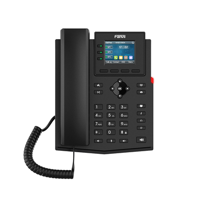 Imagen de Teléfono 2 Hilos para switch PN8 y PN24 /empresarial para 4 líneas SIP con pantalla LCD de 2.4 pulgadas a color, Opus y conferencia de 6 vías, PoE.