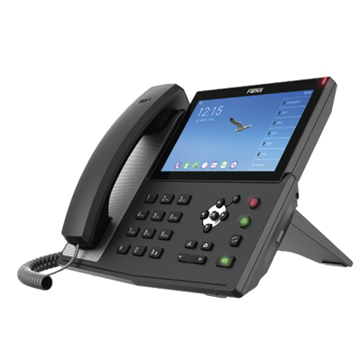 Imagen de Teléfono IP  Android Empresarial para 20 lineas SIP, pantalla táctil, Wi-Fi y Bluetooth, PoE, hasta 112 botones DSS, puertos Gigabit, soporta recepción de video.