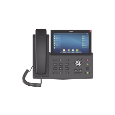 Imagen de Teléfono IP empresarial para 20 lineas SIP, pantalla táctil, Bluetooth integrado para diadema, PoE y hasta 127 botones DSS con doble puerto Gigabit, soporta recepción de video