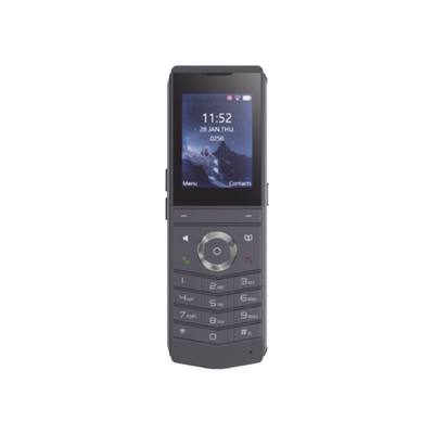 Imagen de W611W es un teléfono IP Wi-Fi portátil, Resistente, Moderno diseñado para aplicaciones de comunicación móvil.