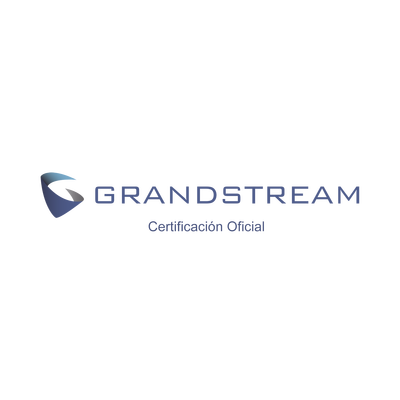 Imagen de Certificación Oficial Grandstream para Implementación de Conmutadores IP