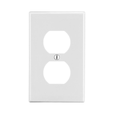 Imagen de Tapa para Contacto Dúplex Color Blanco.