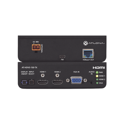 Imagen de Transmisor HDBaseT de 3 entradas (VGA y HDMI)