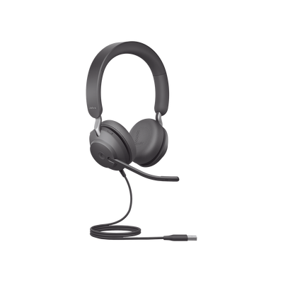 Imagen de Jabra Jabra Evolve 2 40SE, Auricular stereo versión MS con aislamiento de ruido, conexión USB-A y indicador de ocupado (Busylight) (24189-999-999)