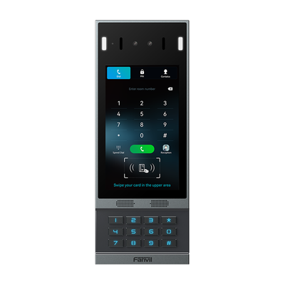 Imagen de Videoportero SIP i67, Reconocimiento Facial, 2 relevadores, Teclado retroiluminado, anti-vandálico, IP66 y IK07, PoE