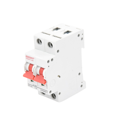Imagen de Protección Térmica/ Interruptor 2P, 16A,  Corriente Directa  800 Vcc para Aplicación Fotovoltaica Montaje Riel DIN