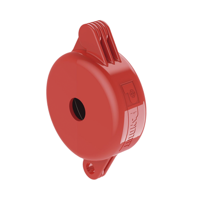 Imagen de Dispositivo de Bloqueo LOTO para Válvulas de Compuerta, para Diámetros de 1" a 3", Color Rojo