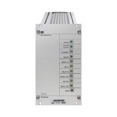 Imagen de Interfaz Millennium IP para gestión de avisos y música por redes Ethernet por Streaming