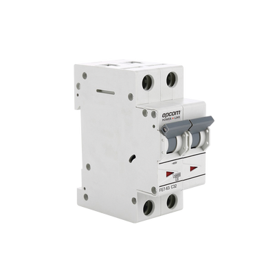 Imagen de Protección Térmica/ Interruptor 2P, 32A,  Corriente Alterna  400 V CA para Aplicación Fotovoltaica Montaje Riel DIN