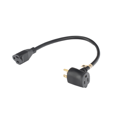 Imagen de Extensión Eléctrica para Uso Rudo para Uso en "T" / Conexión NEMA 5-15 / 30 cm / 1800 W