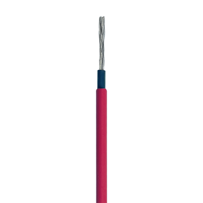 Imagen de Cable Fotovoltaico Rojo / Cobre Estañado / 6 mm² (10 AWG) / 2000V / Rollo 100m / UL 4703 y TUV