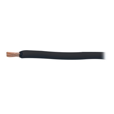 Imagen de Cable 8 awg  color negro,Conductor de cobre suave cableado. Aislamiento de PVC, autoextinguible. (Venta por Metro)