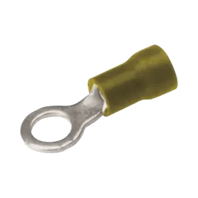 Imagen de Zapata Terminal de Ojillo  para Tornillo 3/16 in (5 mm) calibre 12-10 AWG con aislamiento de vinilo.