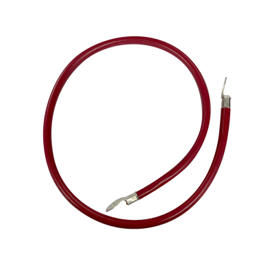 Imagen de Cable para Baterías  1 m, Rojo, Calibre 2 AWG con Terminales de Ojo en Ambos Extremos