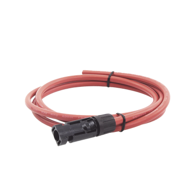 Imagen de Cable Fotovoltaico, 1.5 m, Rojo, Calibre 10 AWG con Terminal MC4-M en un Extremo