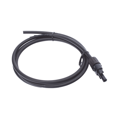 Imagen de Cable Fotovoltaico 1.5 m, Negro, Calibre 10 AWG con Terminal MC4-H en un Extremo