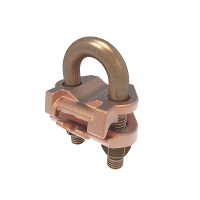 Imagen de Conector Mecánico para Cable Calibre 4 a 2/0 AWG / Paralelo o 90° a Tubo de 3/8" o Varilla de 5/8" - 3/4".