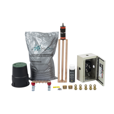 Imagen de Kit de Tierra Física modelo TG100K con Electrodo Magnetoactivo 67 x 17 cm, capacidad Max: 100 AMP