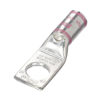 Imagen de Terminal Conector Barril de 1 Orificio 1/2", con Talón para Mirilla, para cable 1/0 AWG.