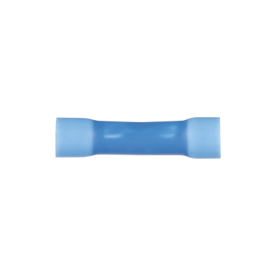 Imagen de Conector de Empalme a Tope, Para Cables de 16 a 14 AWG, De Vinilo Aislado, Color Azul, Paquete de 50 Piezas