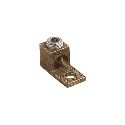 Imagen de Terminal Tipo Lengüeta Recta de Cobre, Cal. 8 a 1/0 AWG,  Orificio para perno de 5/16" (7.9mm)