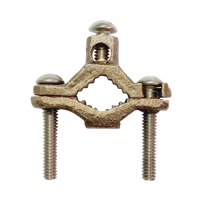 Imagen de Conector para Tubo de hasta 1 1/4" a cable Cal. 4 AWG. Ideal para Aterrizaje de Torres TZ