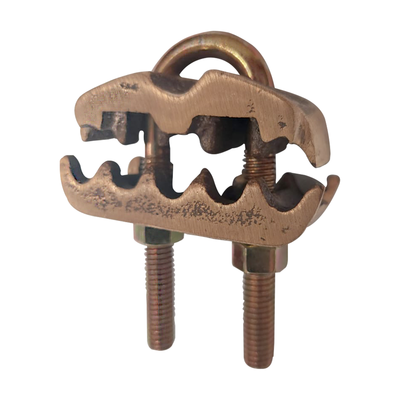 Imagen de Conector para 3 Cables de Cobre (4 - 2/0 AWG) a Tubo o Varilla (5/8 in - 3/4 in).